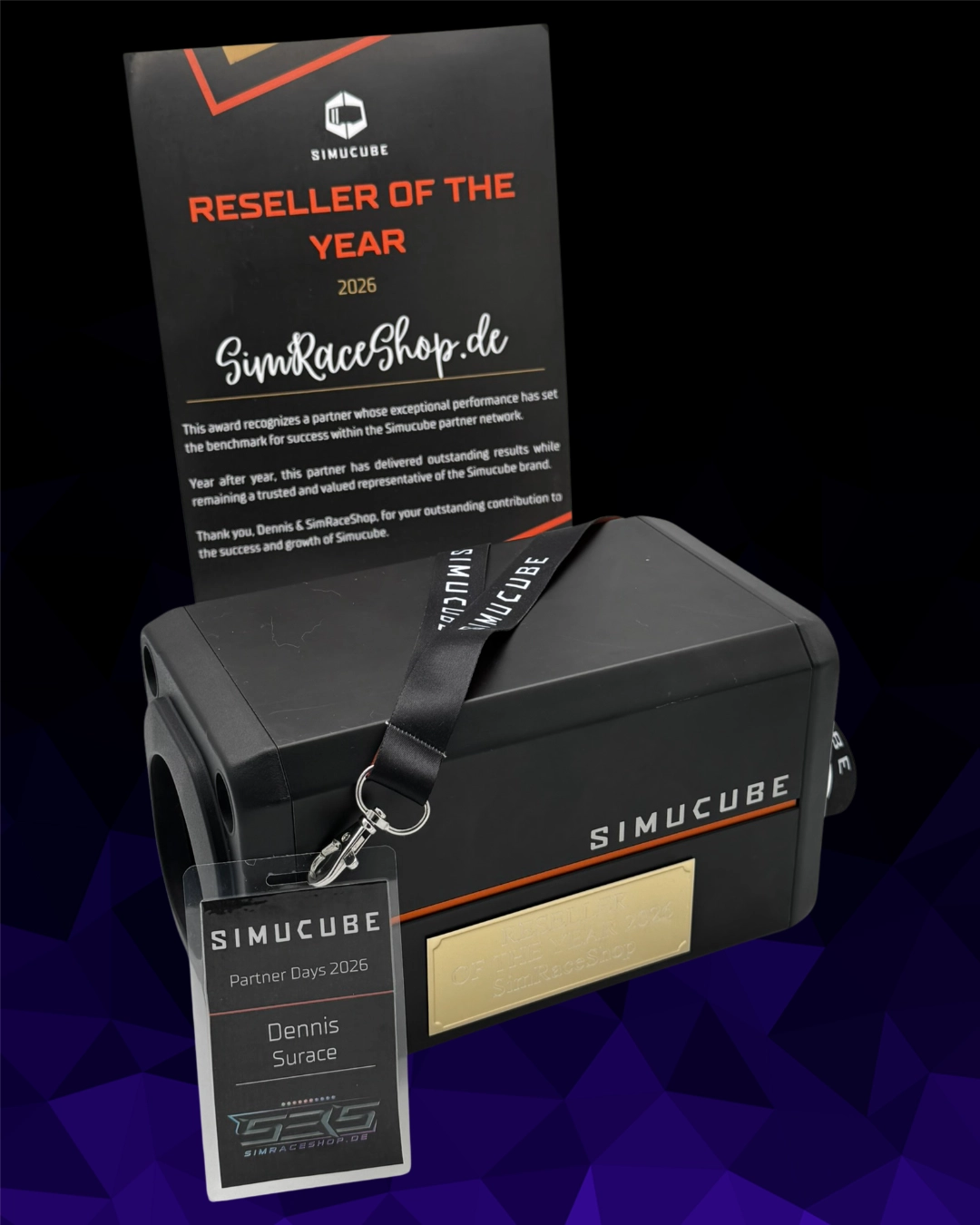 SimRaceShop.de ist Simucube Reseller of the Year 2026