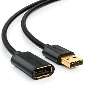 USB 2.0 Verlängerungskabel schwarz