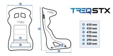 Treq STX Racing Sitz