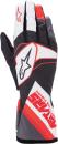 Alpinestars Tech 1-K Race V2 Gloves - Graphic black/white/red