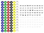Ascher-Racing Button / Encoder Labels