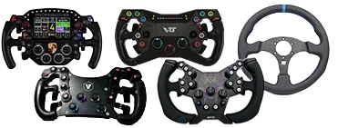 Simracing Lenkrad Simracing Wheel von verschiedenen Marken