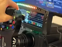 SimRacing Wheelbase im Einsatz