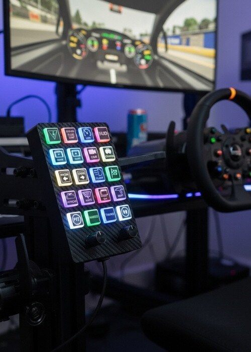 Button Box in SimRacing Set Up
