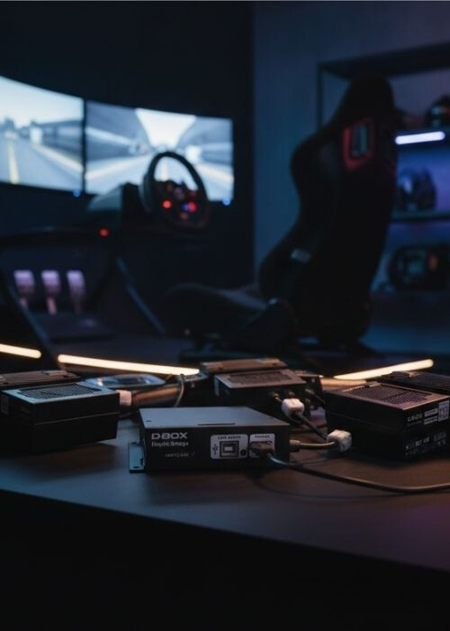 D-Box Motion Systems in Gaming Raum