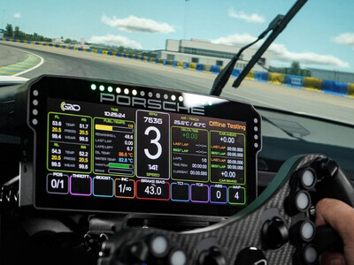 Grid by Simlab Zusatzteil vor Monitor