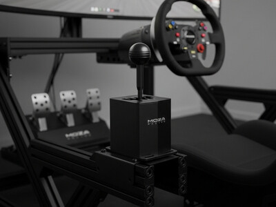 Moza Produkt in Sim Racing Set Up integriert