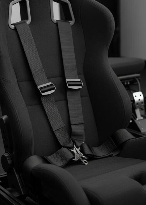 SimRacing Gurte an Stuhl