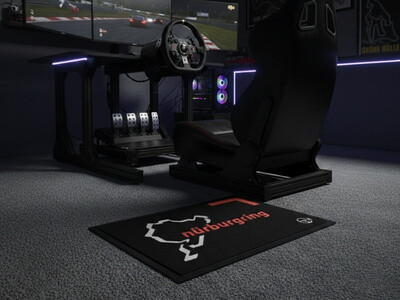 Speedy Rugs auf Boden in Gaming Raum