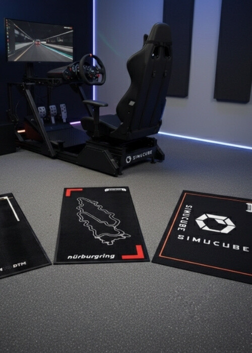 SimRacing Teppiche in Gaming Raum