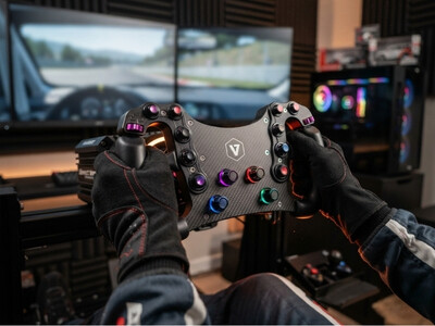 VNM GT SimRacing Lenkrad V1 in Benutzung