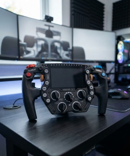 VPG SimRacing steht auf Tisch