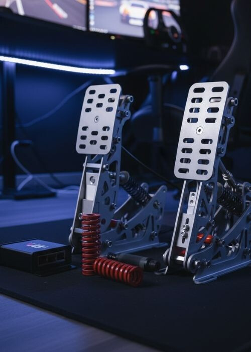 VRS Pedale in Gaming Raum