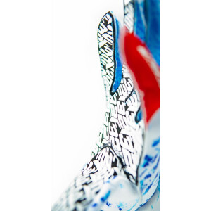 32five PUSH YOUR LIMIT Simracing Handschuhe blue-white L