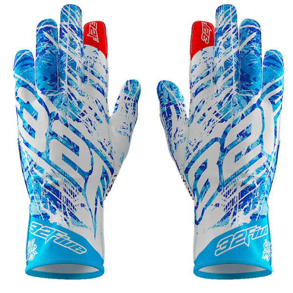32five PUSH YOUR LIMIT Simracing Handschuhe blue-white M