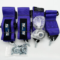 SRS 4 Punkt Gurt mit Schnellverschluss Lila