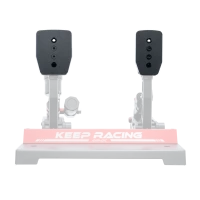 Simagic Flat Pedal Plate P-FFP 2 Pads