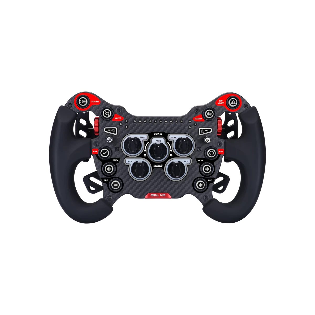 GSI GXL V2 SimRacing Wheel Phantom 4 Paddles Carbon