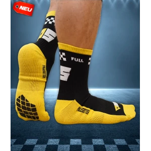 Polesetter MAX ATT0,+,632501ACK Sim Socks mit Noppen Gelb