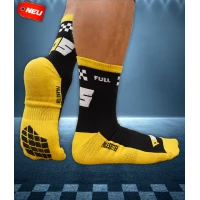 Polesetter MAX ATT0,+,632501ACK Sim Socks mit Noppen Gelb