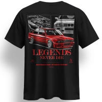 Velocity Vibes German Classic Car Streetwear T-Shirt M