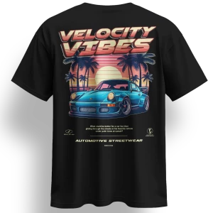 Velocity Vibes German Sports Car Streetwear T-Shirt M
