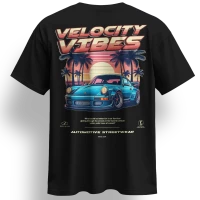 Velocity Vibes German Sports Car Streetwear T-Shirt M
