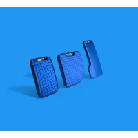 HRS V5 Pro Modular Pedal Pads Blau 3-PedalPads