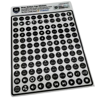 Lovely Sim Racing 8mm Button Cap Stickers