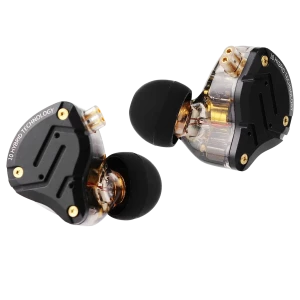 LINSOUL KZ ZS10 Pro In-Ear Headphones, Dark Black