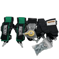 6 point harness Green