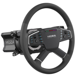 MOZA Multifunktions-Lenkstock, 28 Schalter - schwarz