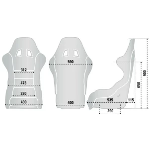 Sparco GRID Q Schalensitz