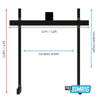 Pro SimRig Single Monitor Stand Heavy Vesa 100