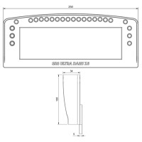 SRS Ultra Dash 7.8 SimRacing Dashboard