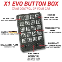 BoxOneRacing X1 Evo Simracing Button Box
