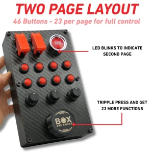 BoxOneRacing GTM-M1 Simracing Button Box