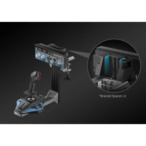 WINWING Joystick Desk Mount 2 mit Profilstange