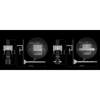 WINWING Joystick Desk Mount 2 mit Profilstange