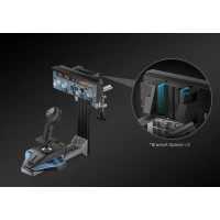 WINWING Throttle Desk Mount 5 mit Profilstange