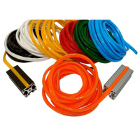 Slotabdeckungen für Aluminiumprofile 5m Schwarz