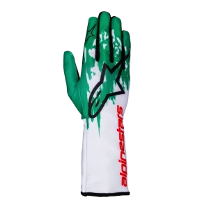 Alpinestars TECH-1 K V3 grün/weiß Handschuhe