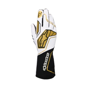 M Alpinestars TECH-1 KX V4 Weiß Schwarz Gold...