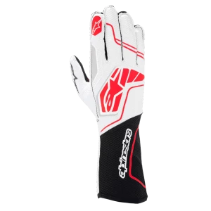 Alpinestars TECH-1 KX V4 Schwarz Weiß Rot Handschuhe