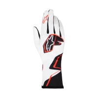Alpinestars Tech-1 K Race V2 Handschuhe Graphic 1 White Black Hot Orange M