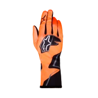 M Alpinestars Tech-1 K Race V2 Handschuhe Graphic 1 Orange Fluo Black White