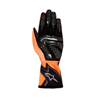 M Alpinestars Tech-1 K Race V2 Handschuhe Graphic 1 Orange Fluo Black White