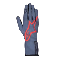 Alpinestars Tech-1 K Race V2 Pure Gloves Asphalt Red Anthracite