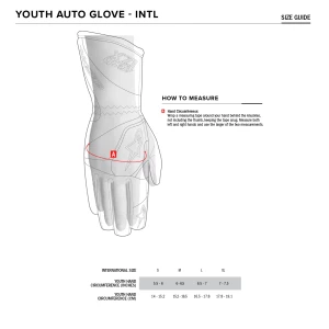 Alpinestars Tech-1 K Race S V2 Jugend-Handschuhe Graphic 1 Schwarz