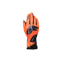 Alpinestars Tech-1 K Race S V2 Youth Gloves Graphic 1 Orange Fluo Black White XL